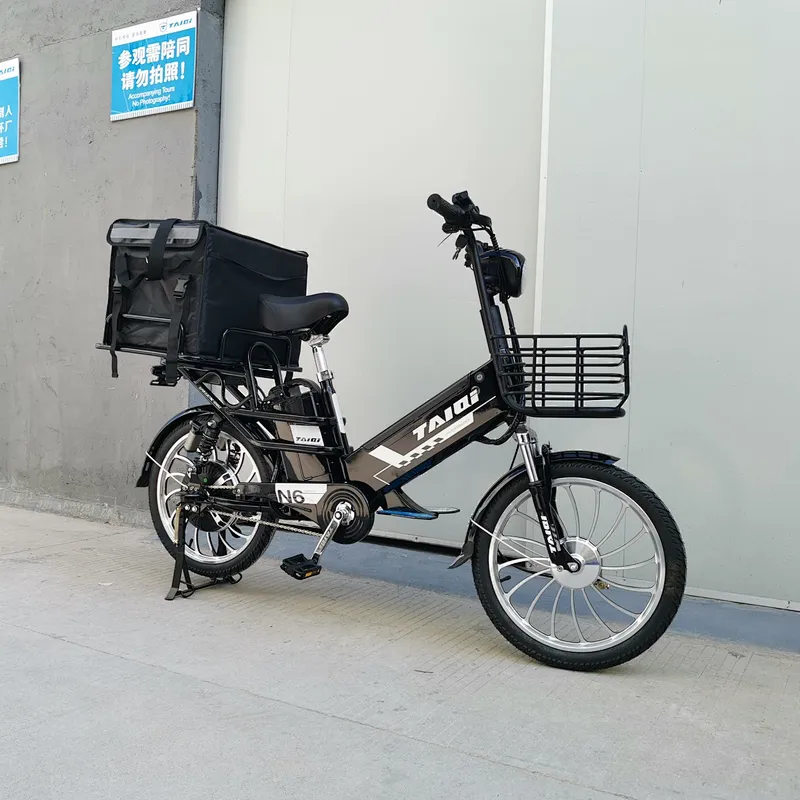 Two lithium batteries 48V350W brushless motor  delivery electric bicycle