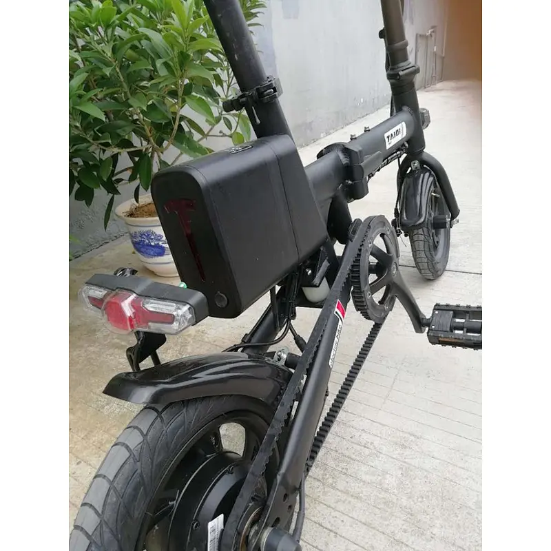 Battery electric bike TAIQI 48V 12 inch Al-alloy city e bike electric bike 240 350W foldable