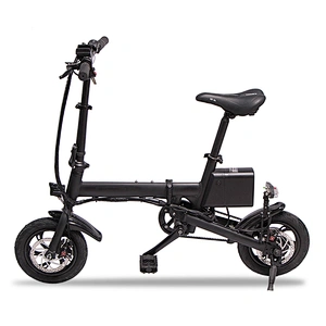 12 inch 36V25OW brushless motor 36V7.5AH foldable lithium battery electric bike
