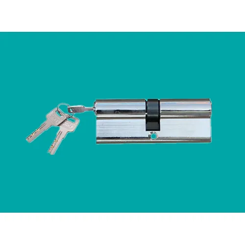 Cylinder with double sides keys