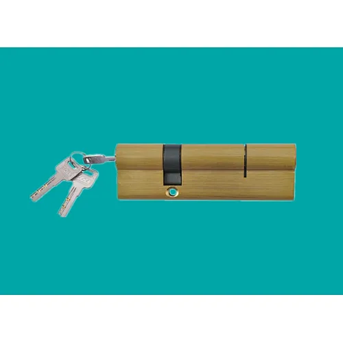 Cylinder with double sides keys