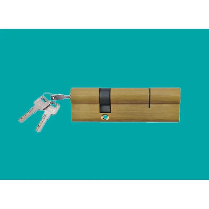 Cylinder with double sides keys