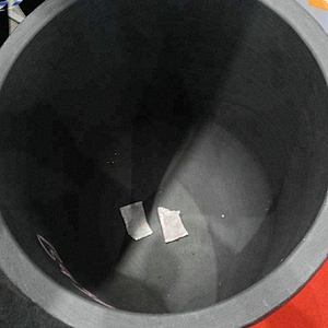 High density 200kg melting aluminium clay graphite crucible for induction furnace
