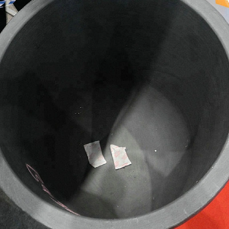 High density 200kg melting aluminium clay graphite crucible for induction furnace