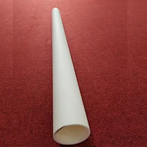 High working temperature 99  al2o3  alumina ceramic furnace tubes