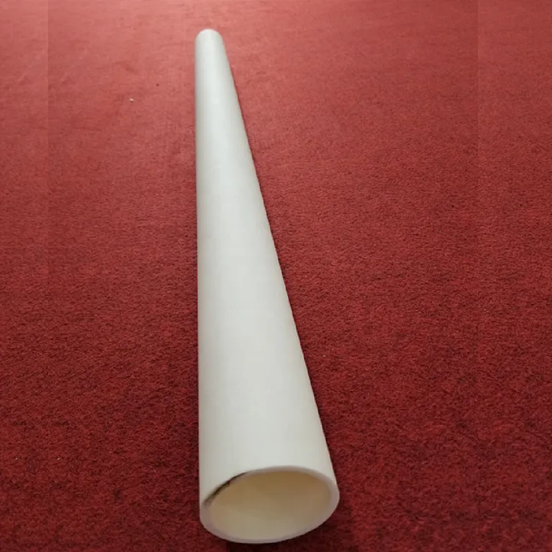 High working temperature 99  al2o3  alumina ceramic furnace tubes