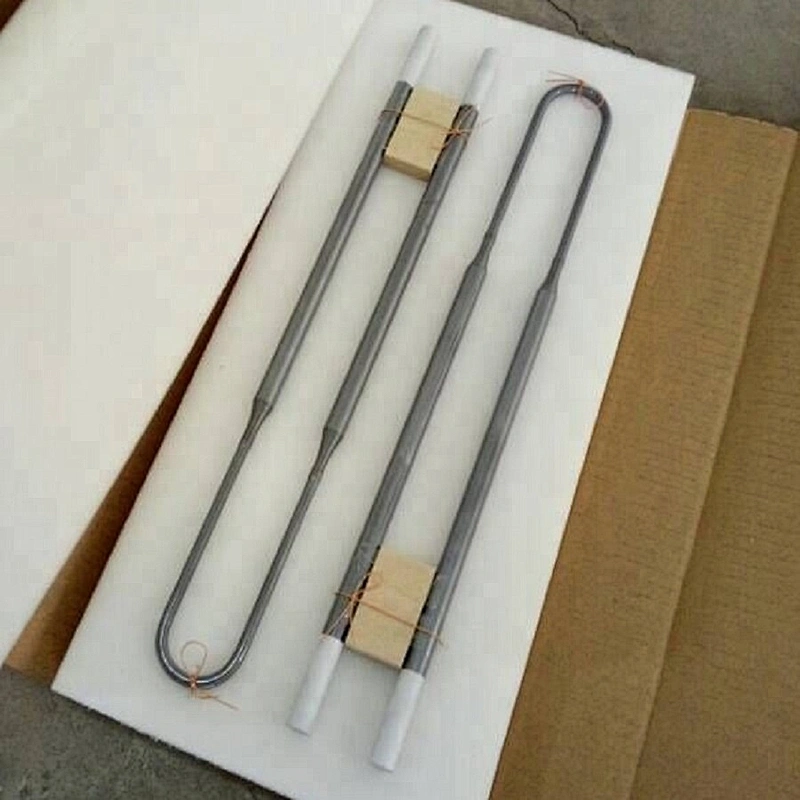 1800c U Shape Mosi2 Resistor Electric Heating Elements for Glass Furnace
