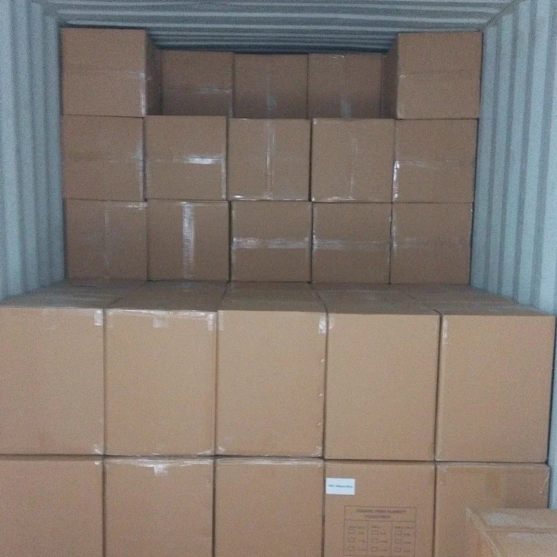 Fire proof and thermal insulation ceramic fiber blanket