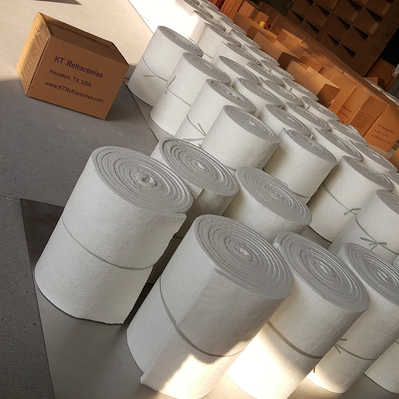 Factory Price 1260 Degree Refractory Alumina Silicate Needle Ceramic Fiber Insulation Blanket