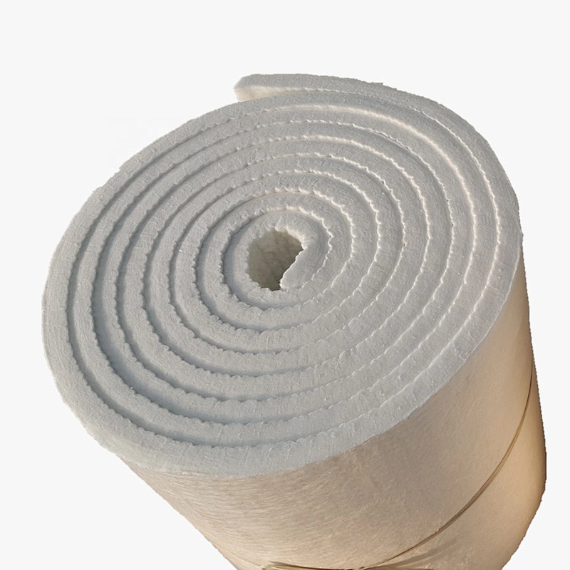 Factory Price 1260 Degree Refractory Alumina Silicate Needle Ceramic Fiber Insulation Blanket