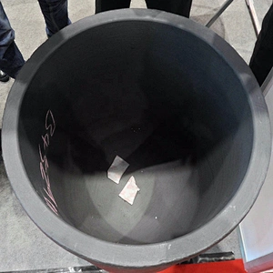 High density 200kg melting aluminium clay graphite crucible for induction furnace
