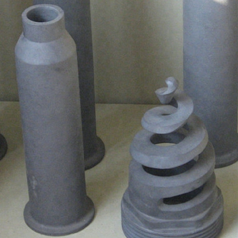 Refractory RBSiC silicon carbide burner nozzle for kiln