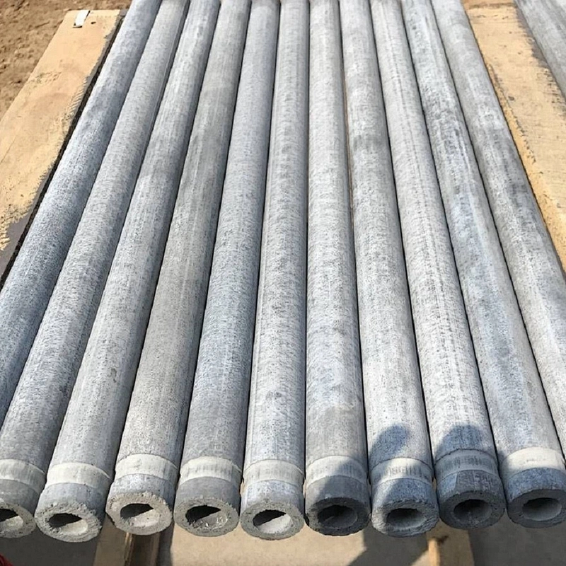 Refractory silicon carbide burner and R-SIC tube
