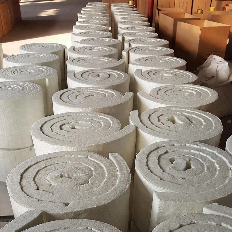 Density 96 Heat Resistant Thermal Insulation Alumina Silicate Ceramic Fibre Blanket