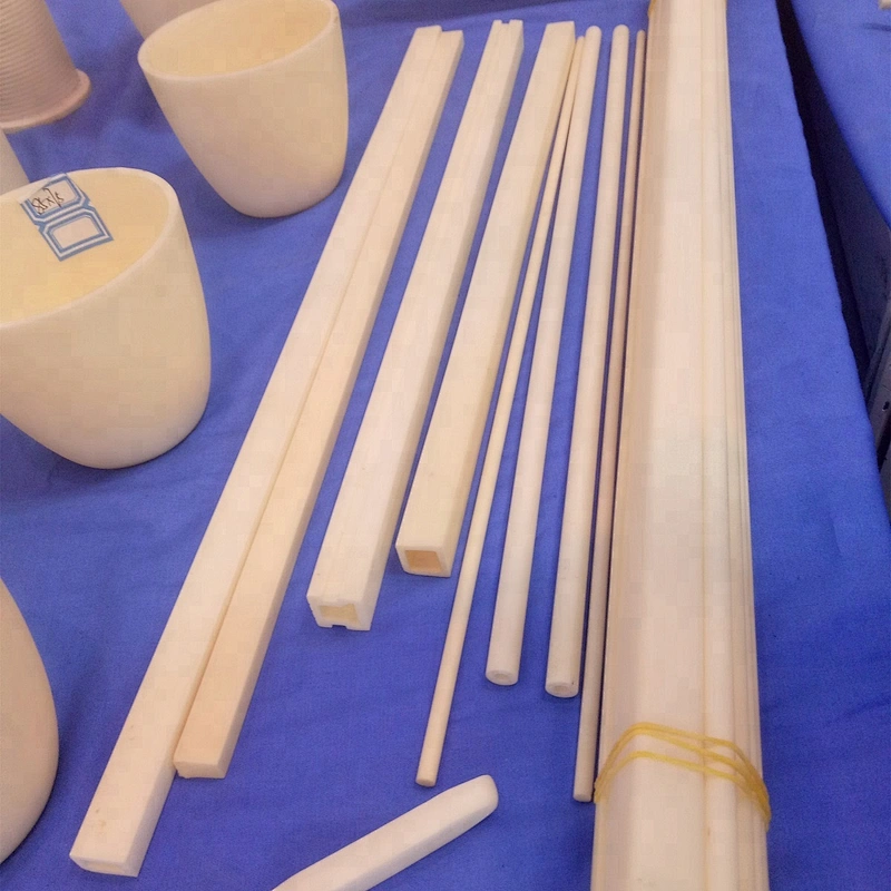 High Temperature Thermocouple Protection 99% Alumina Ceramic Tube
