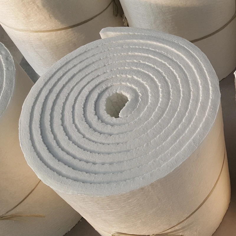 Fire proof and thermal insulation ceramic fiber blanket