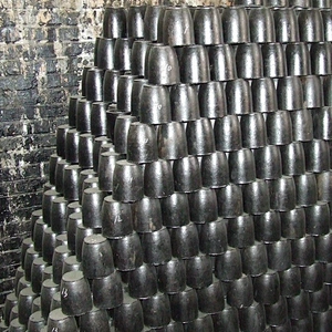 Refractory clay graphite crucible for melting metals with good price