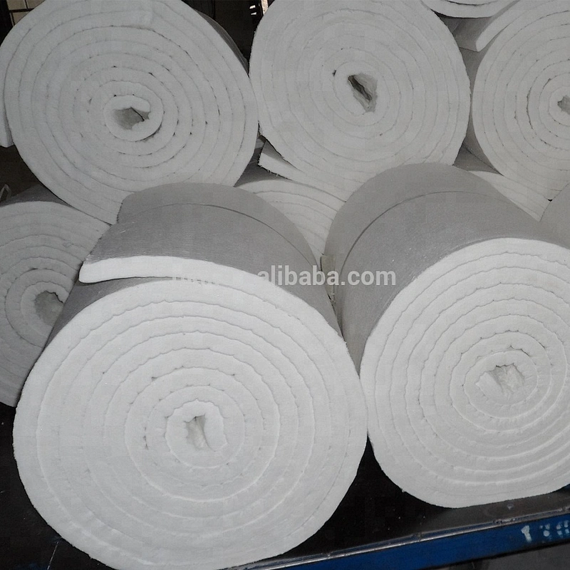Density 96 Heat Resistant Thermal Insulation Alumina Silicate Ceramic Fibre Blanket