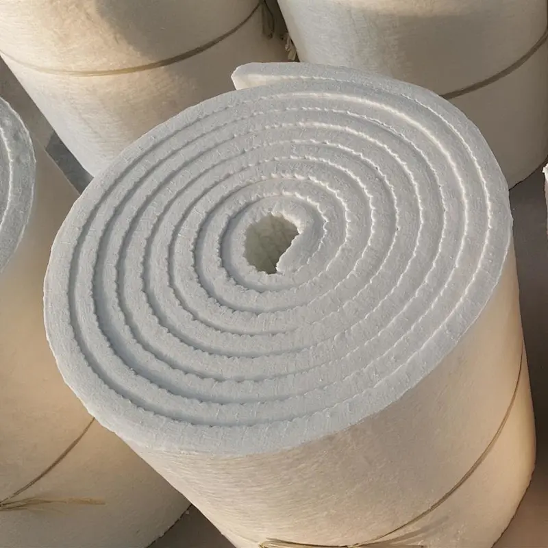 Density 96 Heat Resistant Thermal Insulation Alumina Silicate Ceramic Fibre Blanket