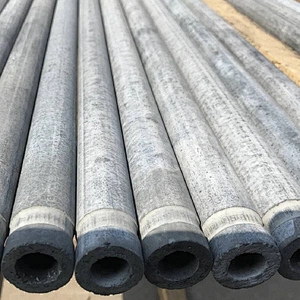Refractory silicon carbide burner and R-SIC tube