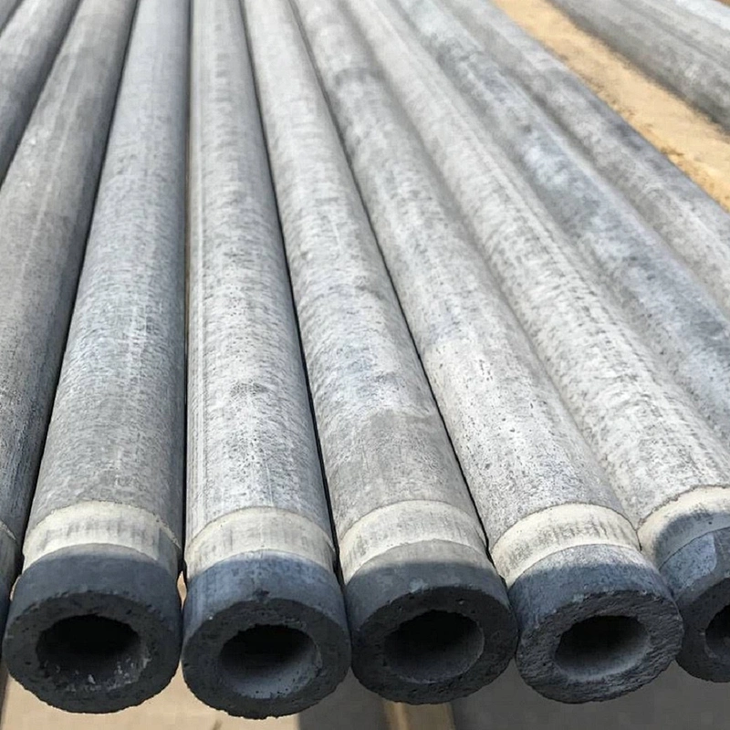 Refractory silicon carbide burner and R-SIC tube