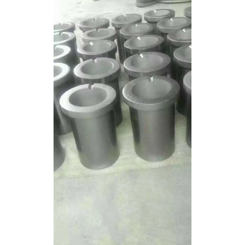 High Pure Density Graphite Crucible Melting Metal Copper, Silver, Aluminum