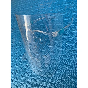 New Design Transparent Anti-fog PET Facial Shield PET with Glasses Frame
