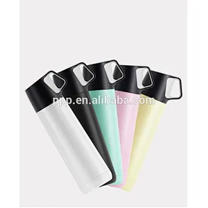colorful double wall stainless steel vacuum water bottle with handle