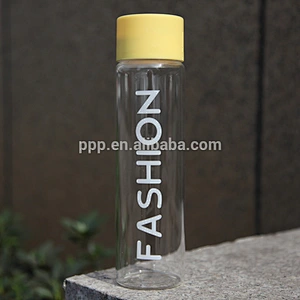 Hot selling borosilicate glass drinking bottle