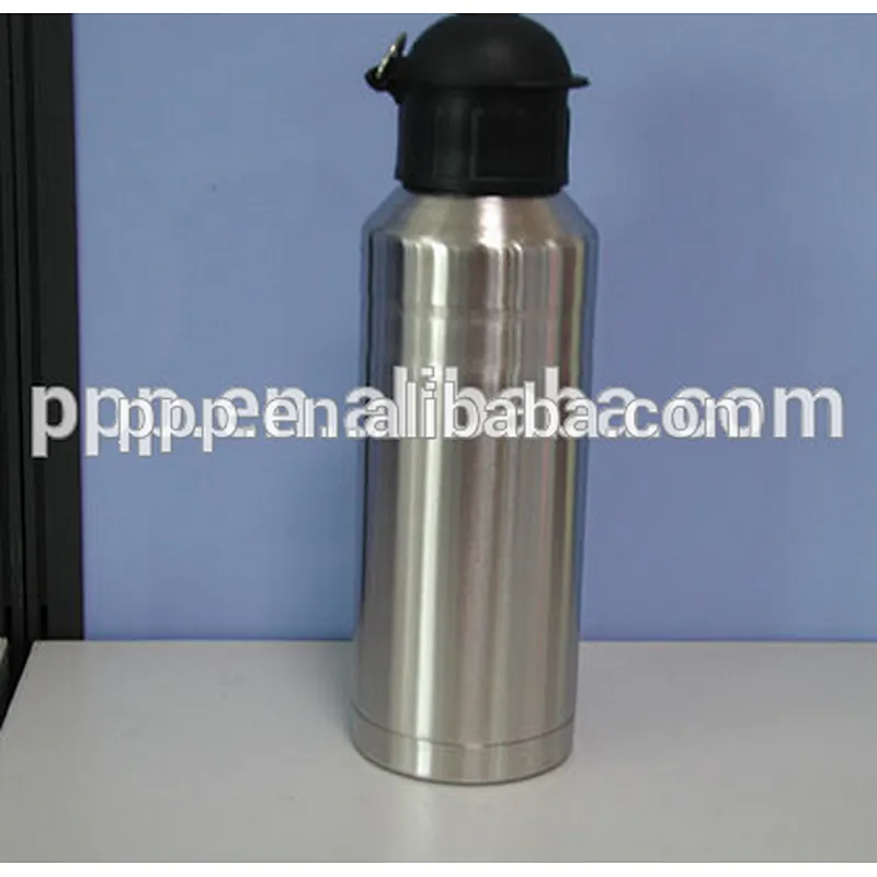 Double wall stainless steel stright body classic style insulated sports water bottle