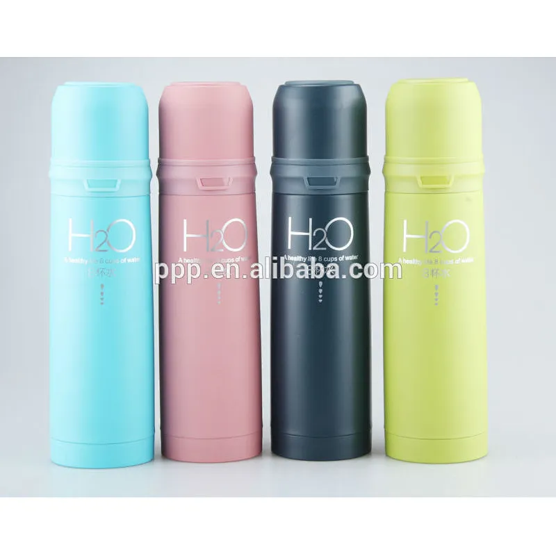 Aluminum drinking bottle with rope portable sport drink bottle