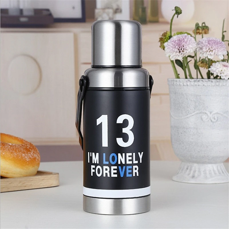 Hot sell small size 360ml  lovers 1314 304 stainless steel vacuum flask high insulation keep warm and cold long time