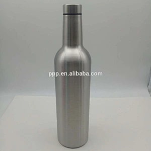 New style custom OEM stainless steel insulated red wine bottle with stainless steel lid