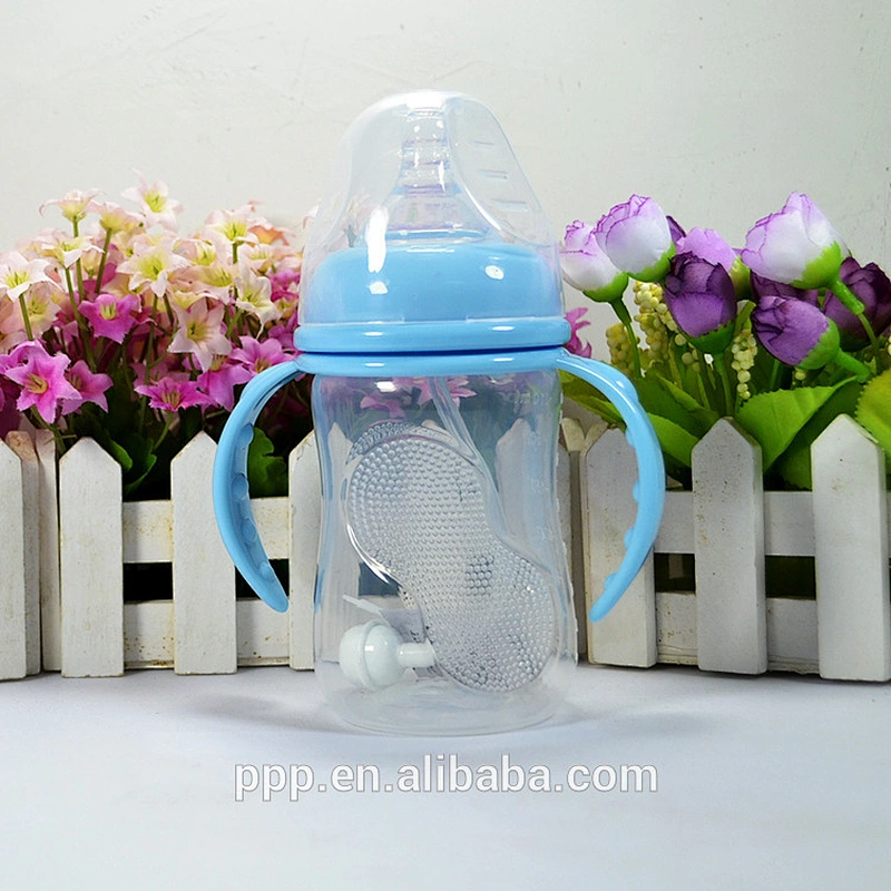 210ml ecofriendly BPA free heat resistant baby feeding bottle food grade reusable material