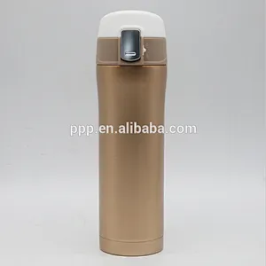 500ml double wall stainless steel cutomized logo insulated water bottle with flip top lid
