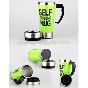 500ml hot sale factory direct wholesale inner stainless steel outer plastic mixing cup with handle/dawdler cup