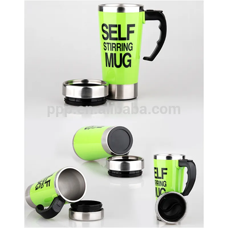 500ml hot sale factory direct wholesale inner stainless steel outer plastic mixing cup with handle/dawdler cup