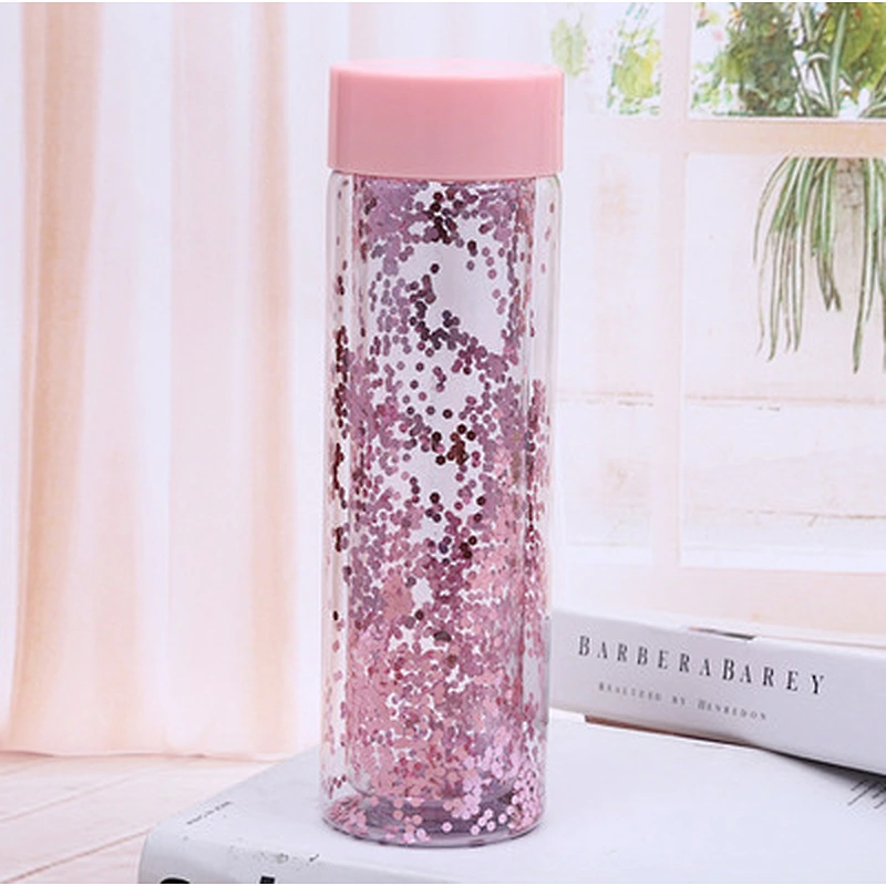 hot sell double wall  plastic mug fashion outdoor sports plastic customized AS water bottle