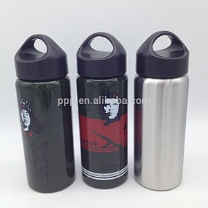 500ml double wall high quality stainless steel logo customized sports water tumbler with wide mouth/100% leakproof/portable