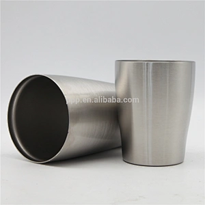 double wall stainless steel logo customized vacuum insulated beer mug/coffee mug with wide mouth and large capacity