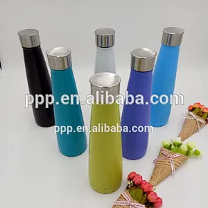 New design colorful double wall stainless steel vacuum water sports bottle