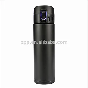 500ml classic double wall stainless steel logo customized vacuum insulated water tumbler with flip top lid and safety catch