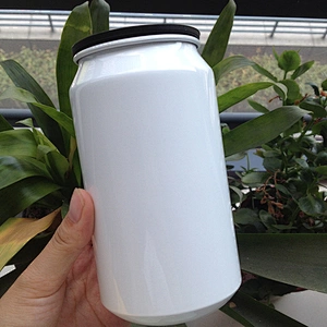 Custom Logo Promotional Advertising Gifts 500ml Aluminum cola can with lids
