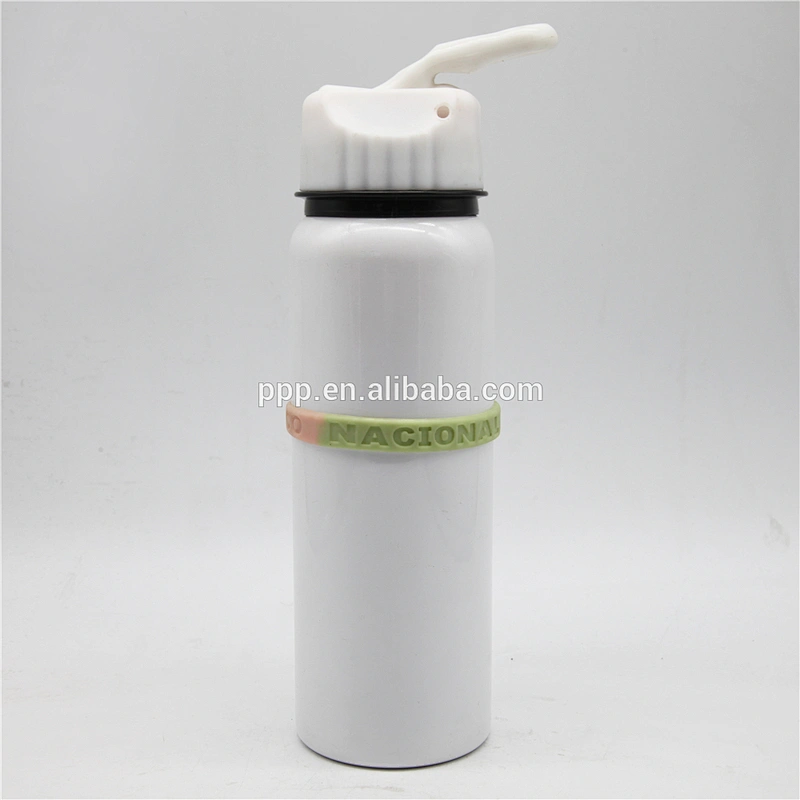 Single wall stainless steel metal sports water bottle with custom logo
