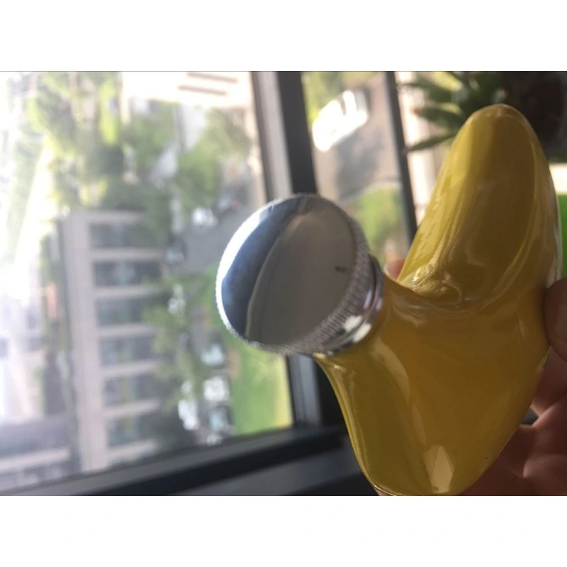 single wall stainless steel Cheap price banana shape hip flask flagon/new design/logo customized