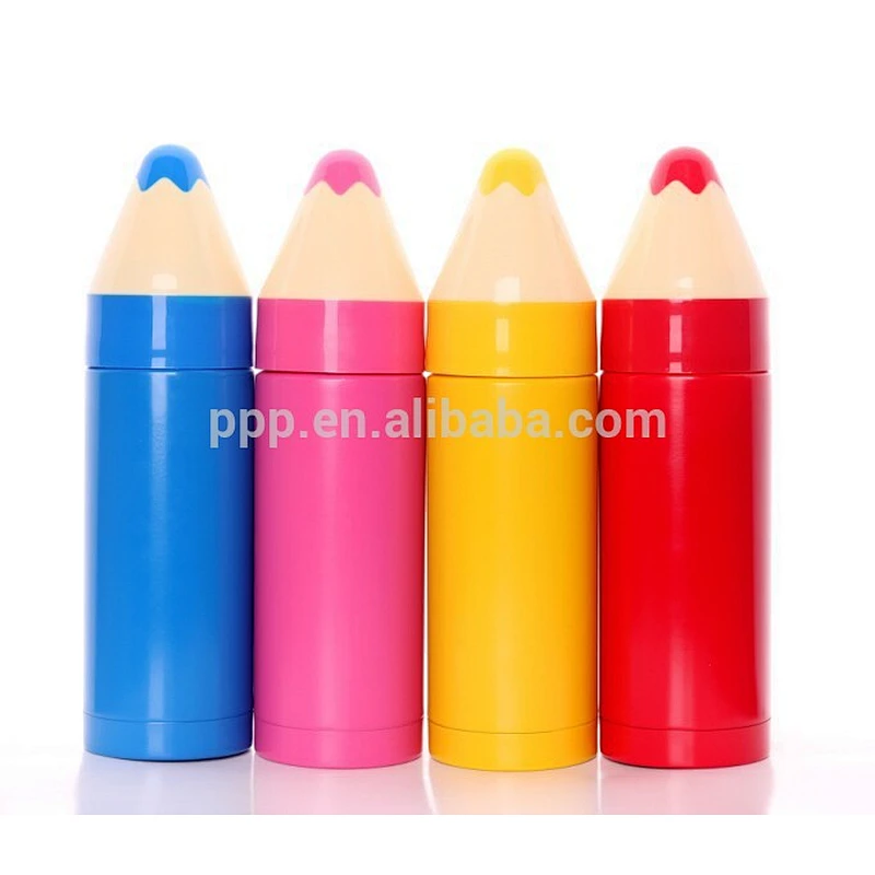 Novelty Creative Children Like TOP Selling Products Flask Vacuum Flask Thermos Bottle Cup Thermos with Pencil Cap