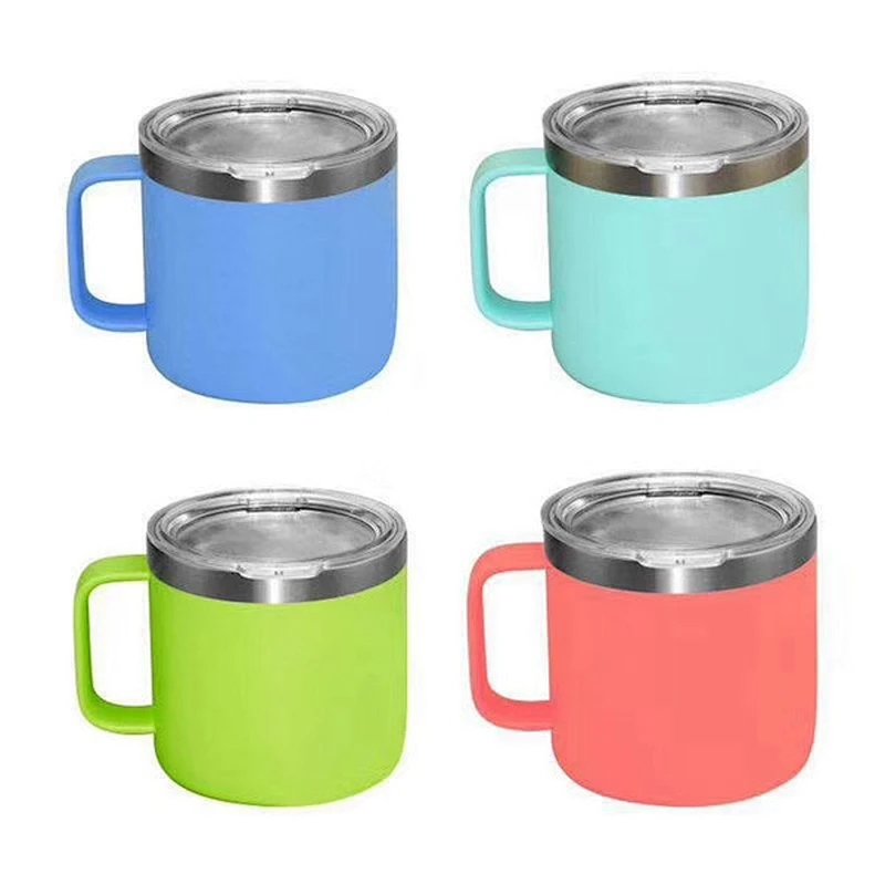 YT Same Style 10oz/14oz double wall stainless steel insulated vacuum coffee mug with handle