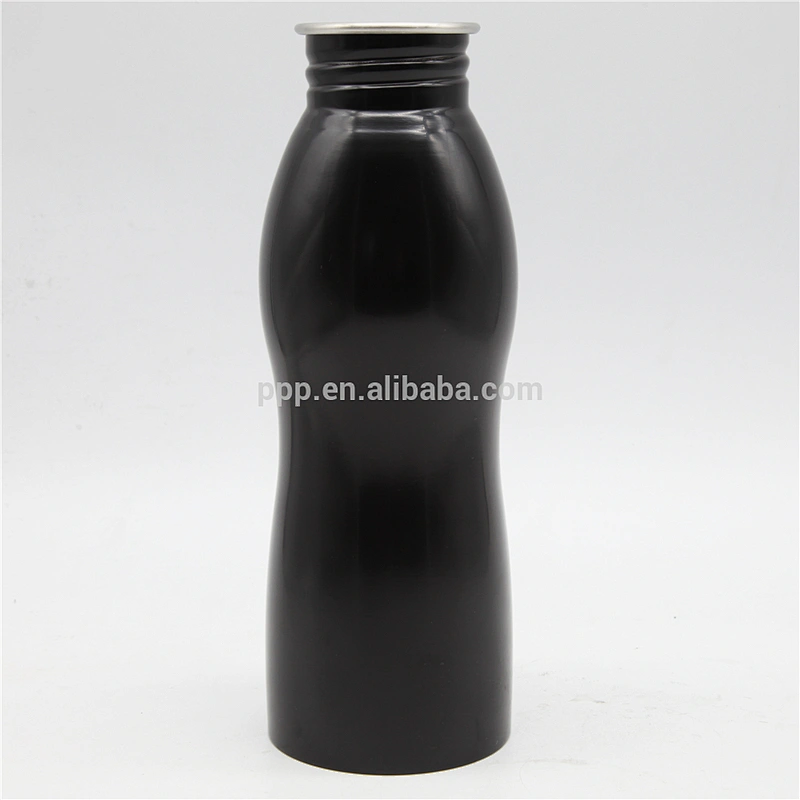 600ml single wall high quality stainless steel gourd shape logo customized sports water tumbler/100% leakproof/portable