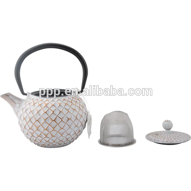 17oz 0.5Ldiamond shaped Cast Iron Tea Kettles