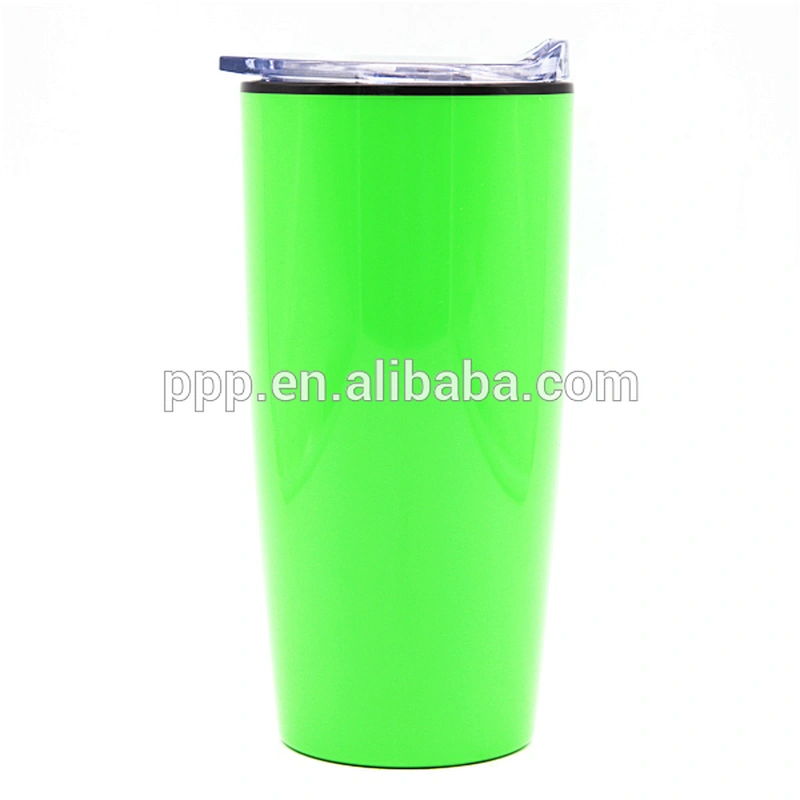 Hot Sell Double Wall AS Material Glossy Juice Mug 20oz Waterleak proof BPA Free Color Healthy Coffee Tumbler Color Can Choose